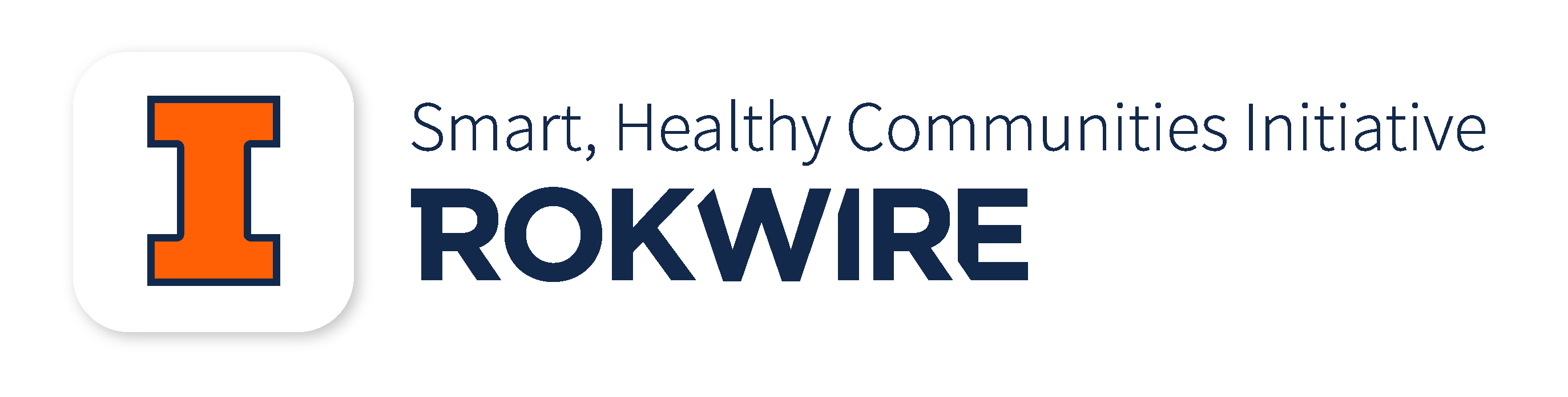 Smart, Healthy Communities Initiative, Rockwire logo.